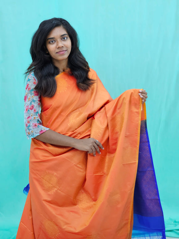 Kanchipuram Blended Gifted Silk Saree 016