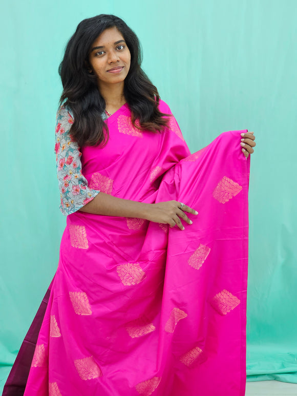 Kanchipuram Blended Gifted Silk Saree 017