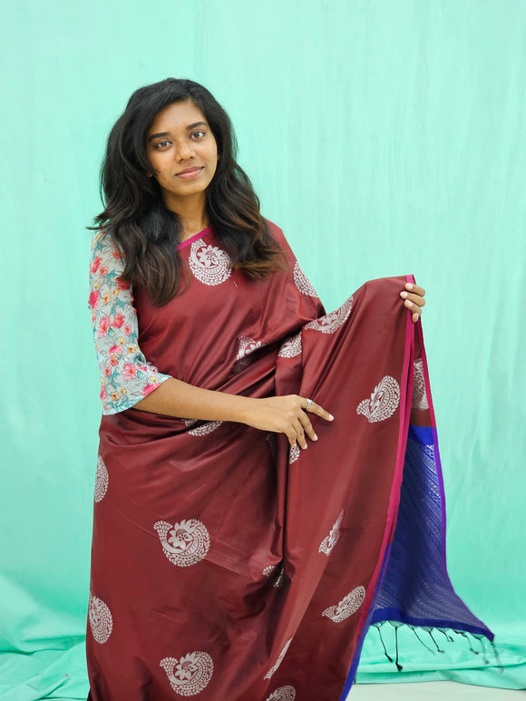 Kanchipuram Blended Gifted Silk Saree 026