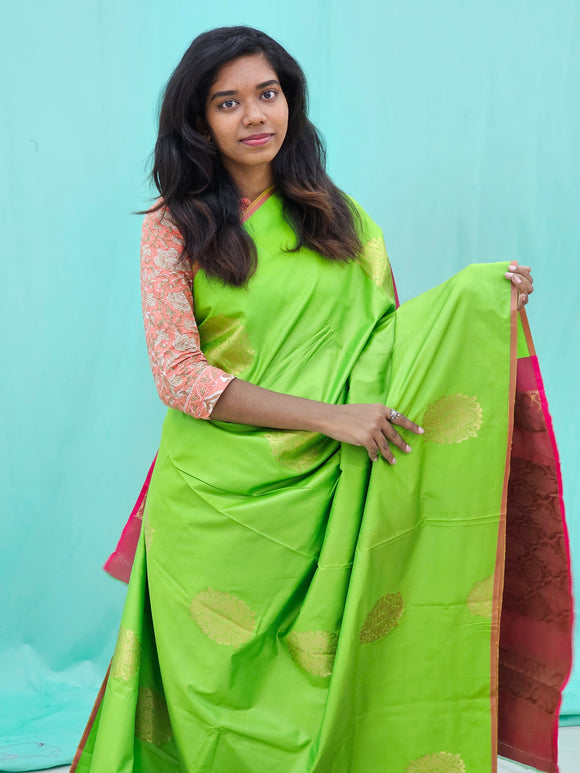 Kanchipuram Blended Gifted Silk Saree 040
