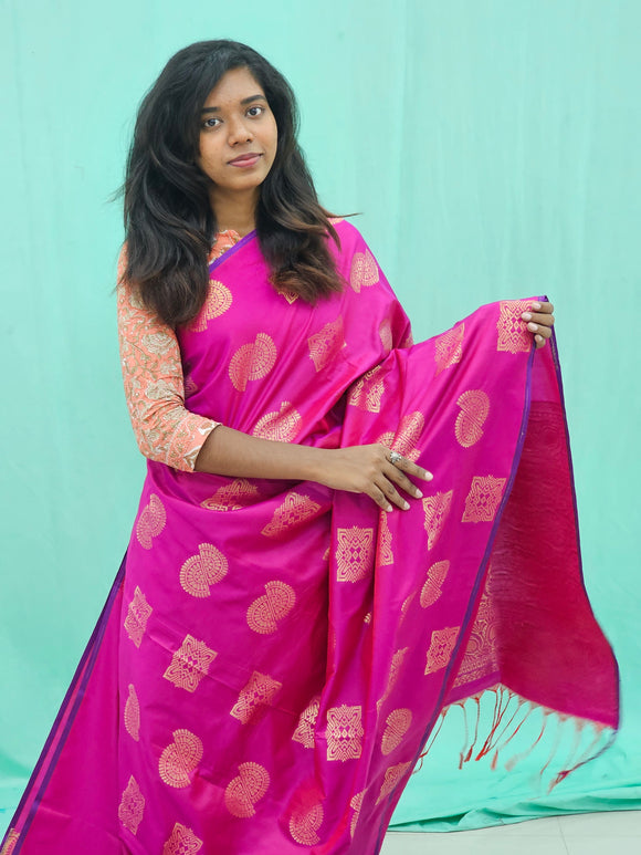 Kanchipuram Blended Soft Silk Silk Saree 039
