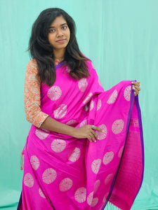 Kanchipuram Blended Soft Silk Silk Saree 042