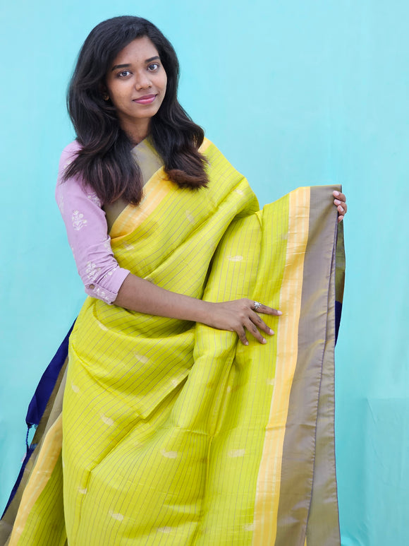 Kanchipuram Blended New Fancy Silk Saree 131