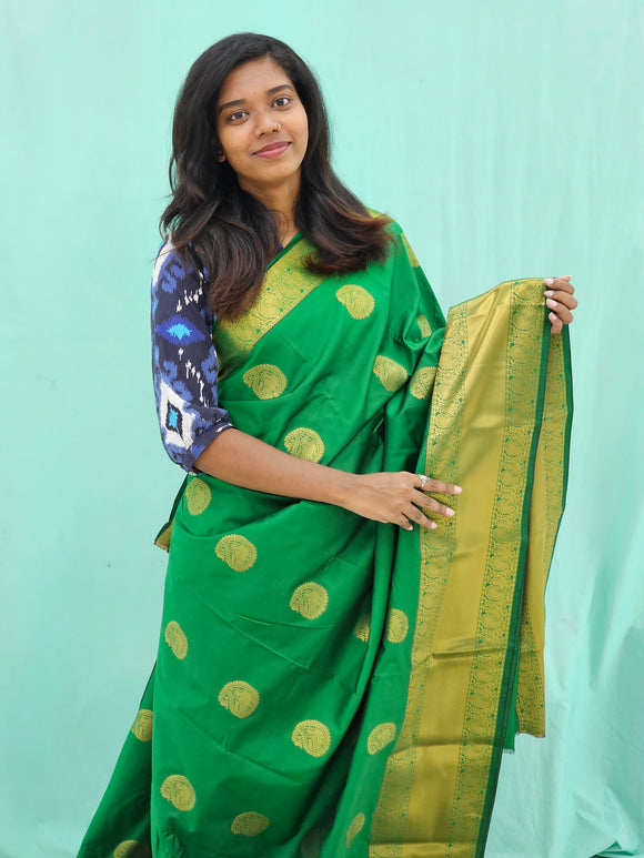 Kanchipuram Blended Trending Silk Saree 173