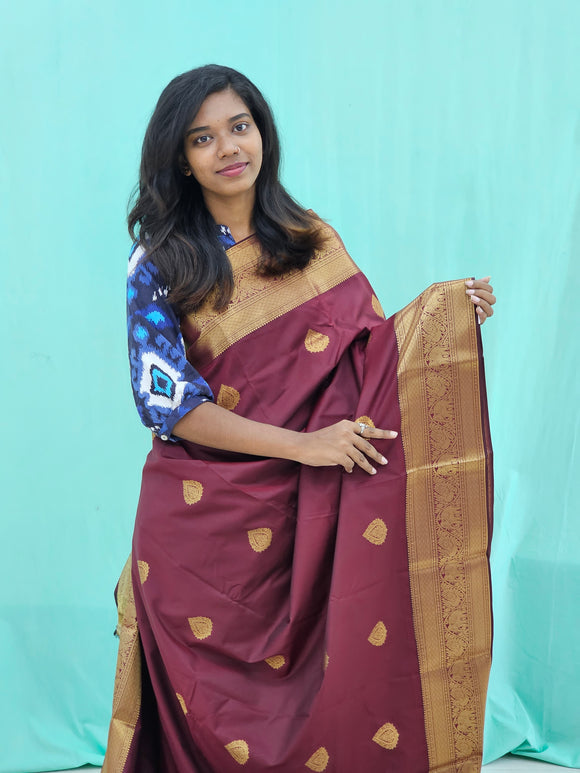 Kanchipuram Blended Trending Silk Saree 177