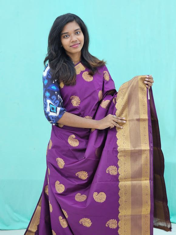 Kanchipuram Blended Trending Silk Saree 178