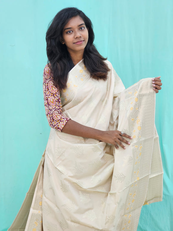 Kanchipuram Blended Trendy Silk Saree 022