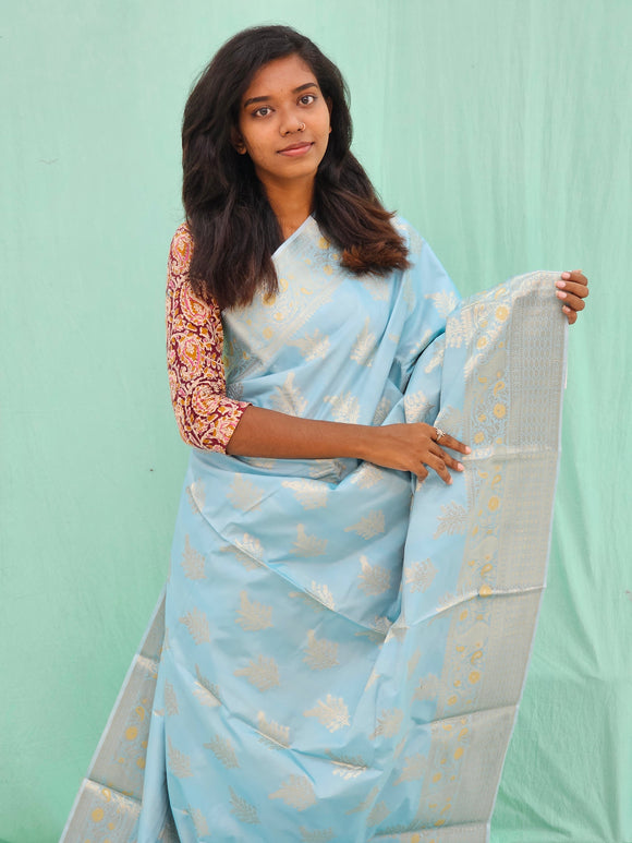 Kanchipuram Blended Trendy Silk Saree 023