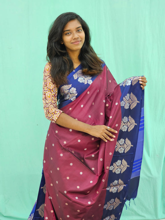 Kanchipuram Blended Trendy Silk Saree 026