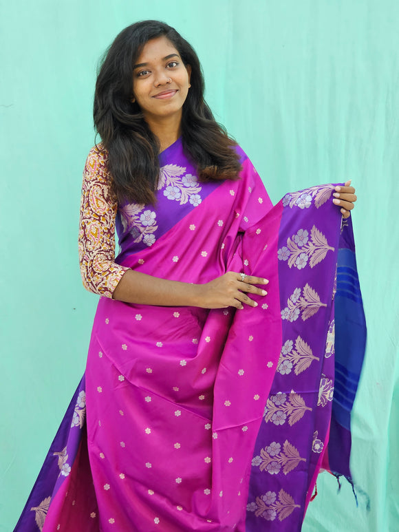 Kanchipuram Blended Trendy Silk Saree 027