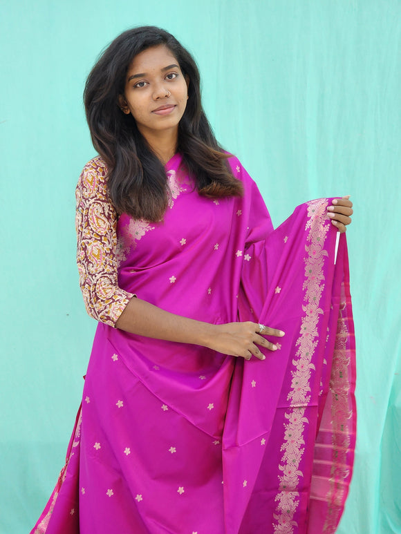 Kanchipuram Blended Trendy Silk Saree 031