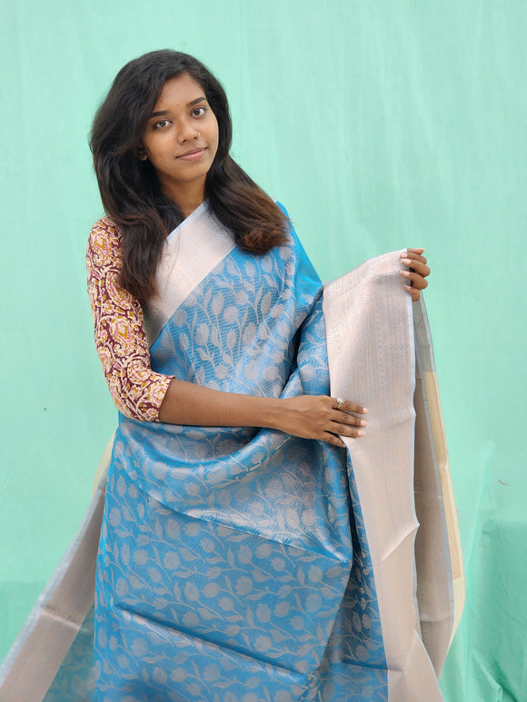 Kanchipuram Blended Trendy Silk Saree 064