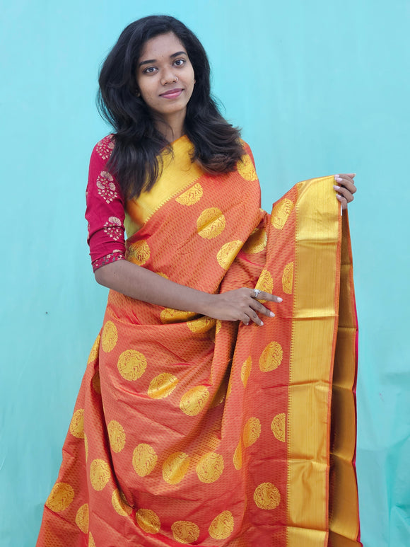 Kanchipuram Blended Trendy Silk Saree 089