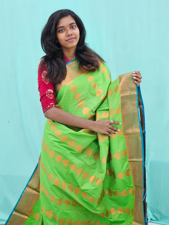 Kanchipuram Blended Trendy Silk Saree 099