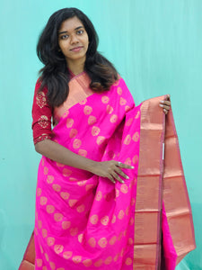 Kanchipuram Blended Trendy Silk Saree 100