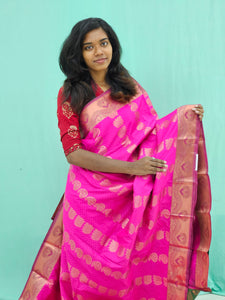 Kanchipuram Blended Trendy Silk Saree 104