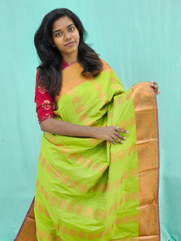 Kanchipuram Blended Trendy Silk Saree 108
