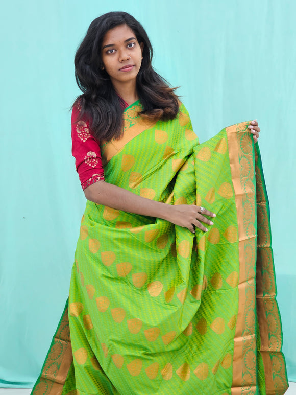 Kanchipuram Blended Trendy Silk Saree 112