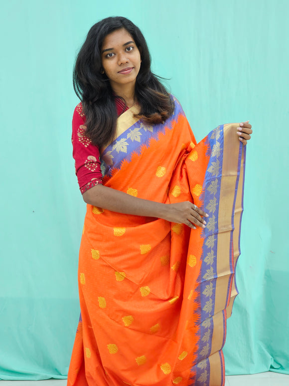 Kanchipuram Blended Trendy Silk Saree 113