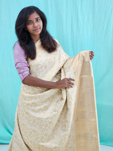 Kanchipuram Blended Trendy Tissue Silk Saree 048