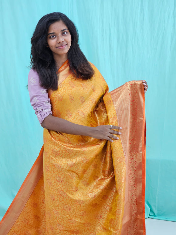 Kanchipuram Blended Trendy Tissue Silk Saree 051