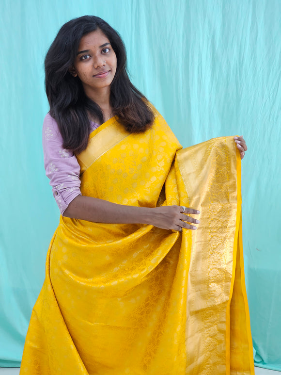 Kanchipuram Blended Trendy Tissue Silk Saree 060