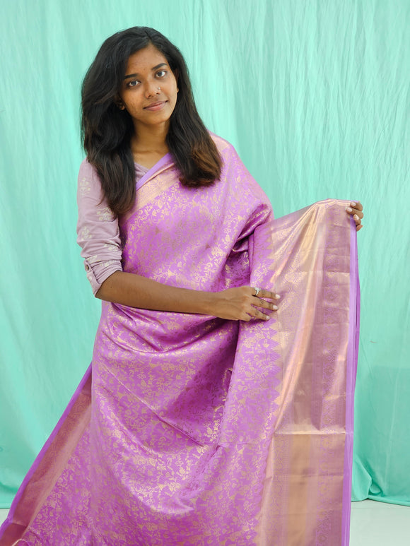 Kanchipuram Blended Trendy Tissue Silk Saree 061