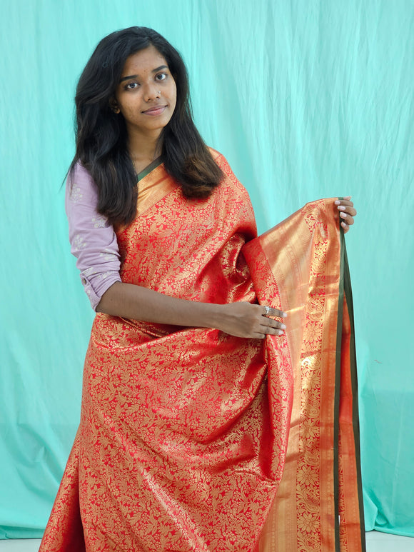 Kanchipuram Blended Trendy Tissue Silk Saree 062