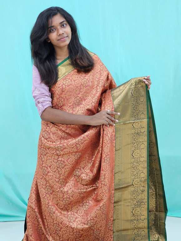 Kanchipuram Blended Trendy Tissue Silk Saree 069