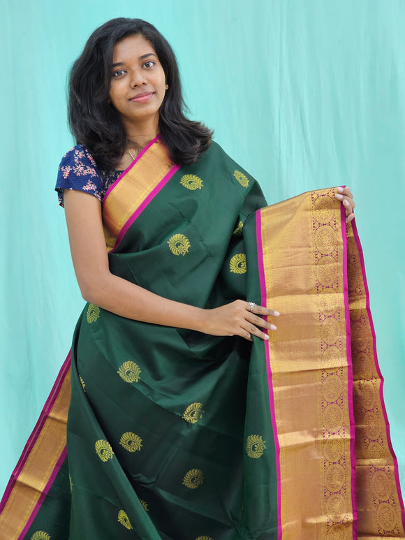 Kanchipuram Pure Luxurious Silk Saree 116