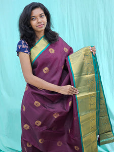 Kanchipuram Pure Luxurious Silk Saree 119
