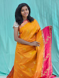 Kanchipuram Blended Mini Bridal Silk Saree 233