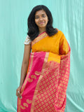 Kanchipuram Blended Mini Bridal Silk Saree 233