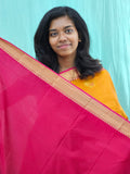 Kanchipuram Blended Mini Bridal Silk Saree 233