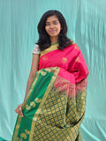 Kanchipuram Blended Mini Bridal Silk Saree 235