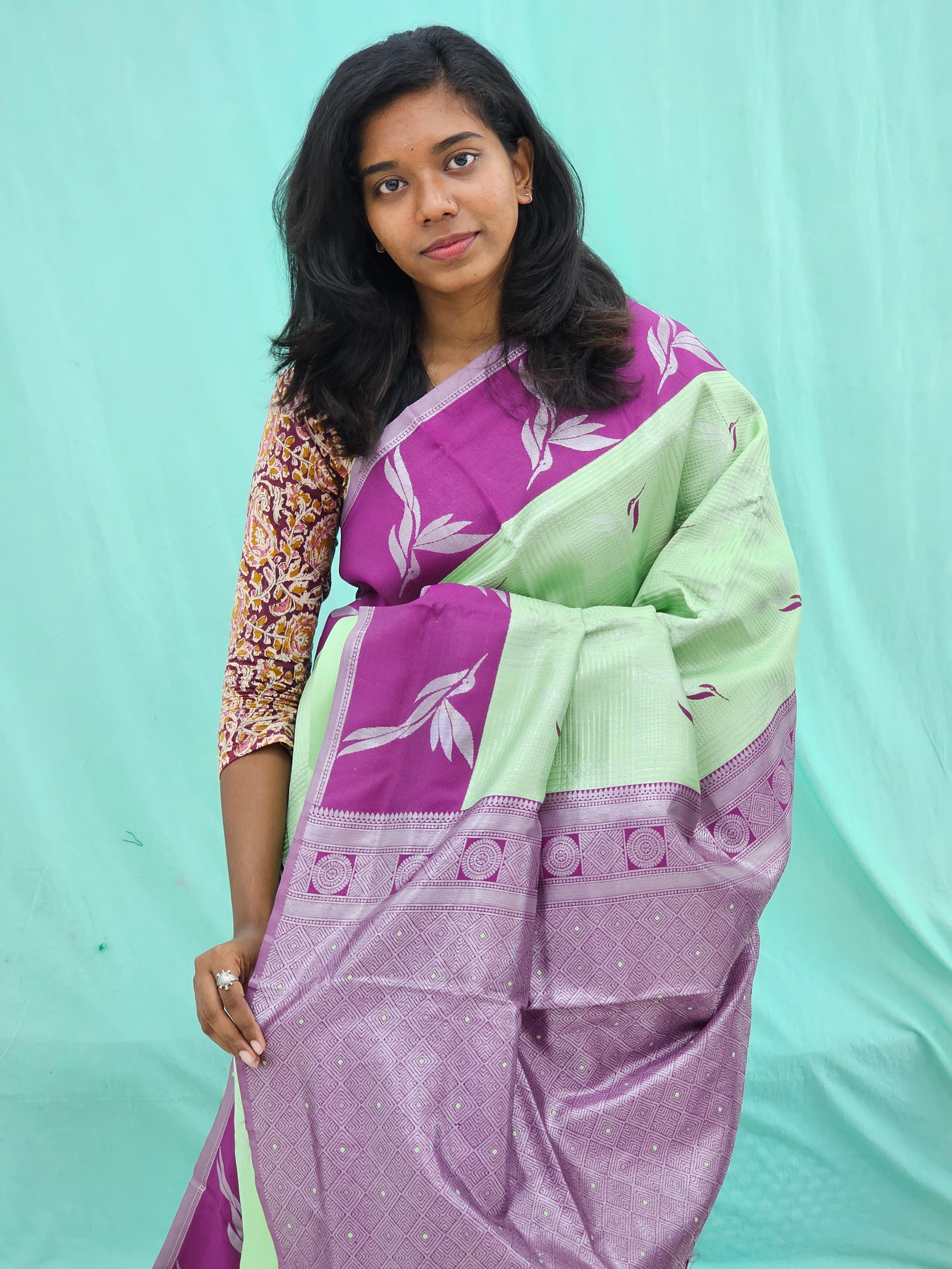 Kanchipuram Blended Gifted Silk Saree 001