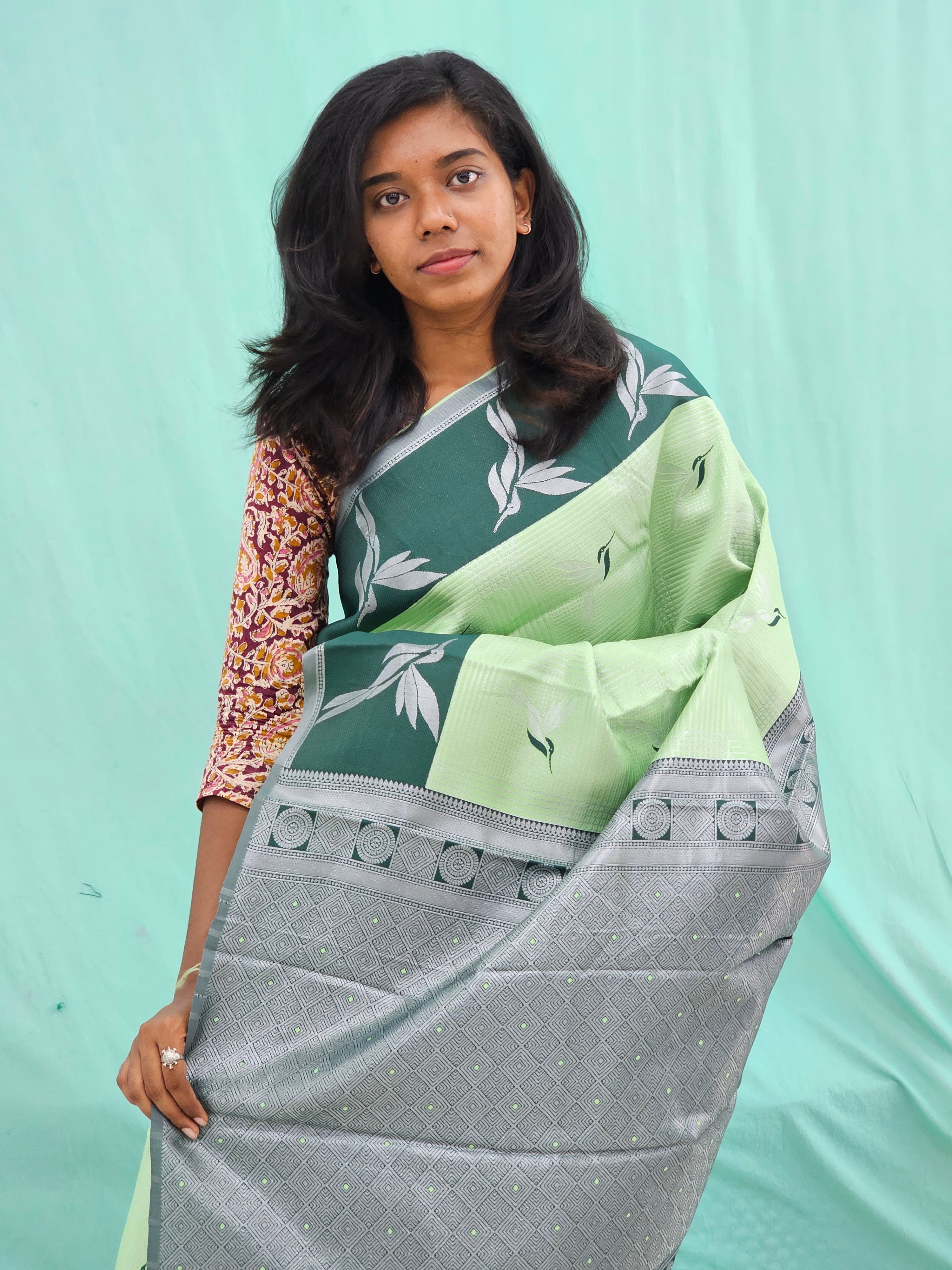 Kanchipuram Blended Gifted Silk Saree 003