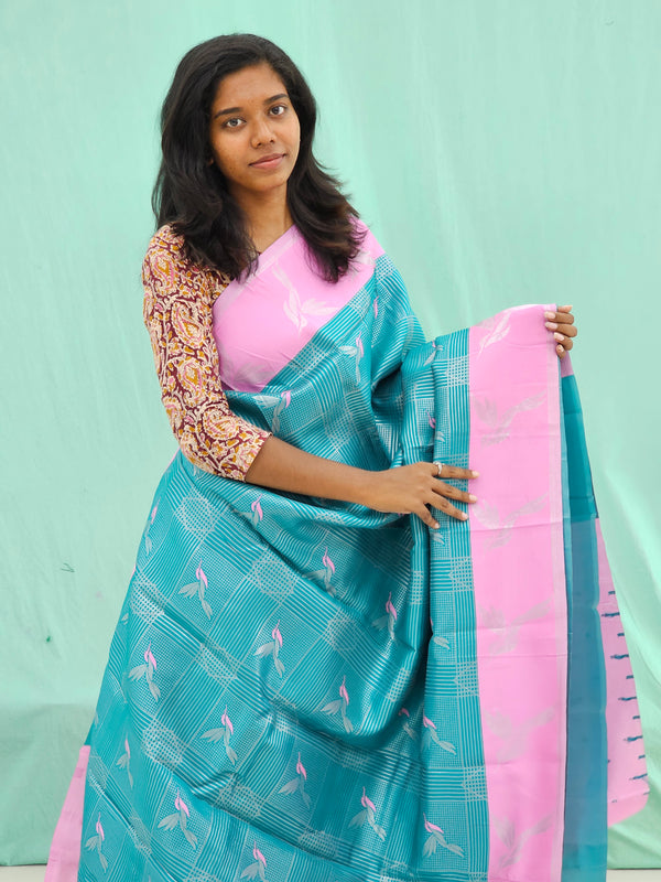 Kanchipuram Blended Gifted Silk Saree 007