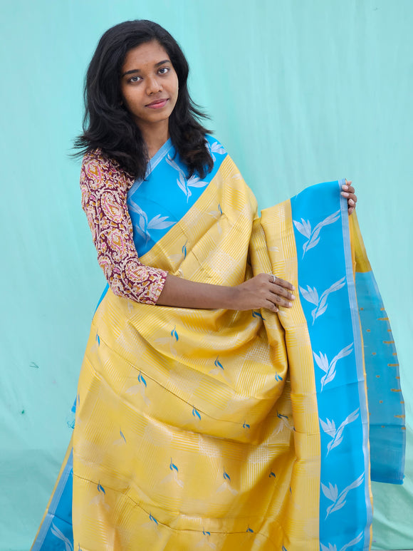 Kanchipuram Blended Gifted Silk Saree 009