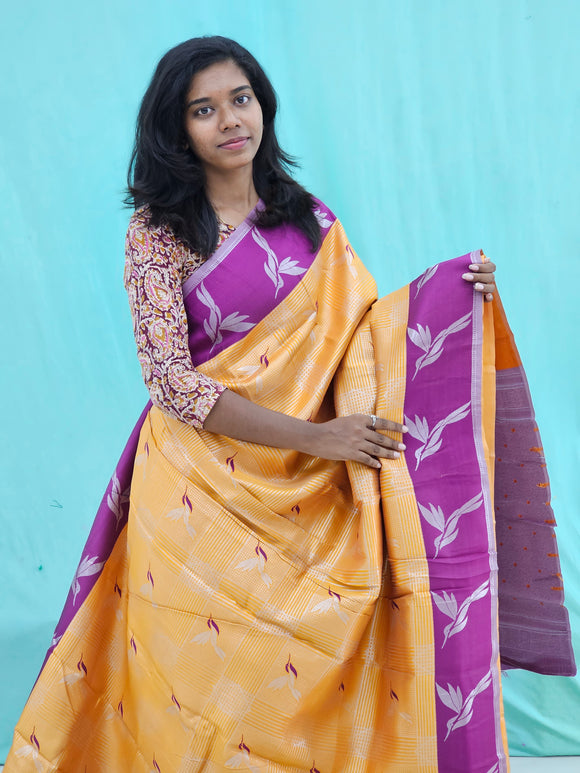 Kanchipuram Blended Gifted Silk Saree 011