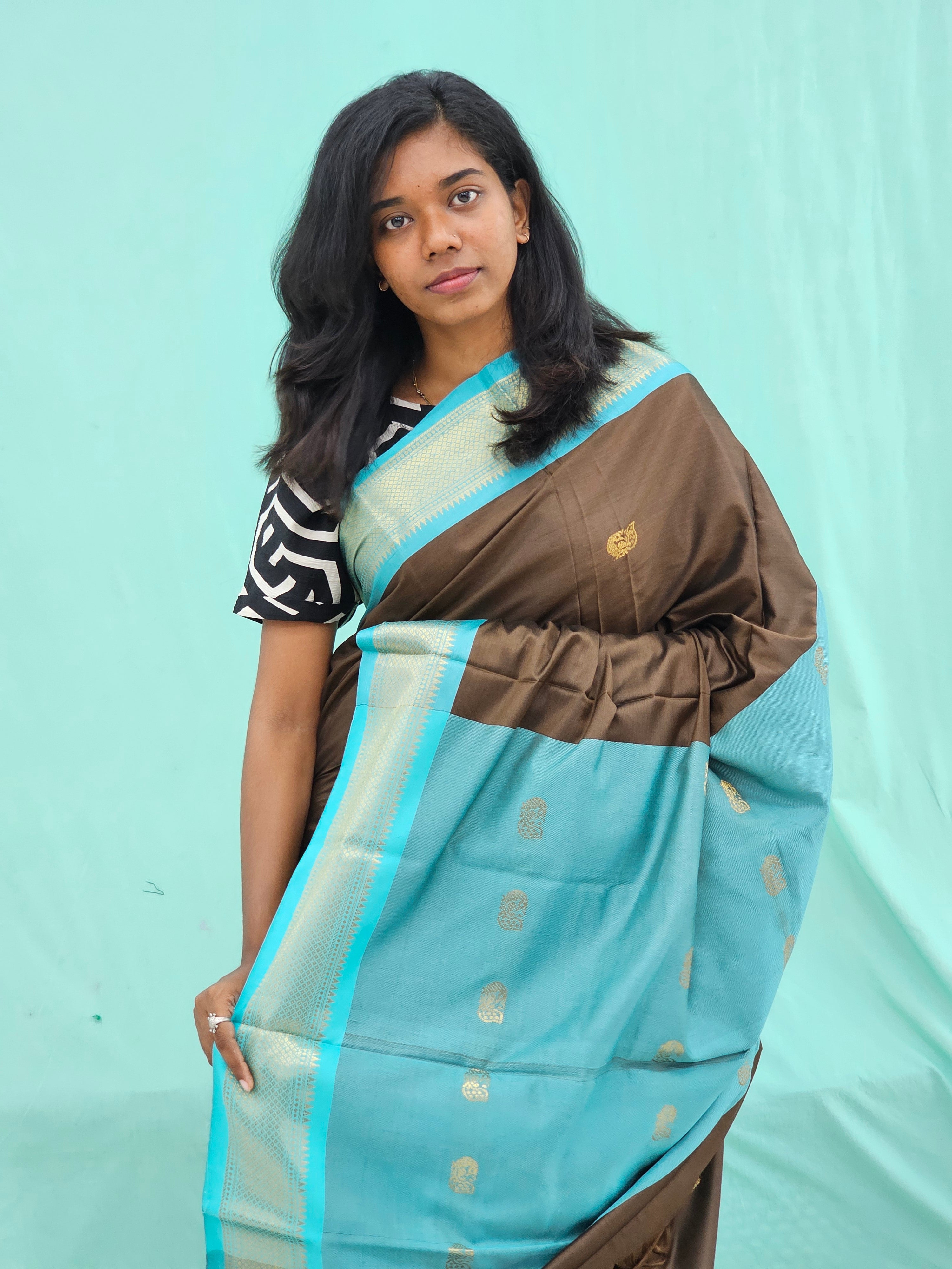 Kanchipuram Blended Soft Fancy Silk Saree 003