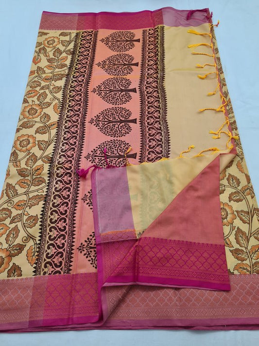 Kanchipuram Blended Soft Silk Silk Saree 082