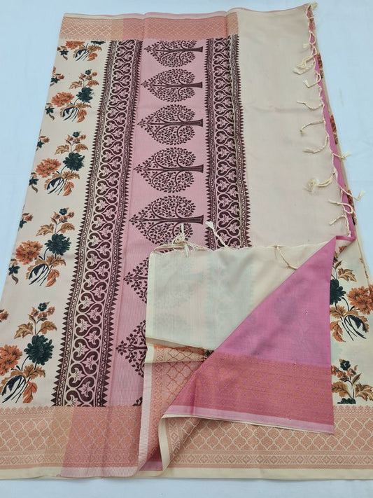 Kanchipuram Blended Soft Silk Silk Saree 083