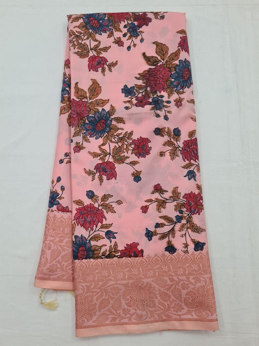 Kanchipuram Blended Soft Silk Silk Saree 084