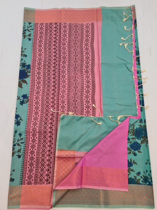 Kanchipuram Blended Soft Silk Silk Saree 087