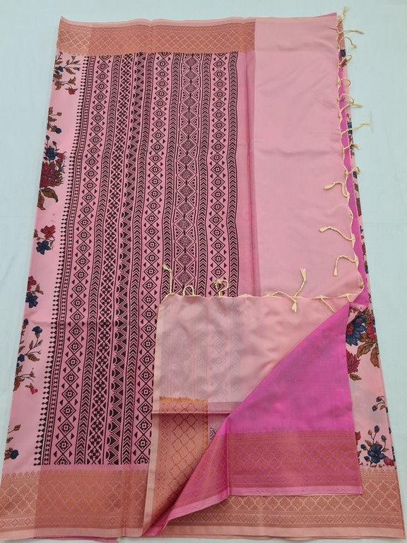 Kanchipuram Blended Soft Silk Silk Saree 096
