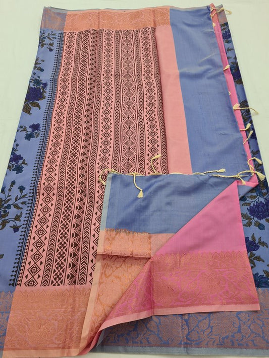 Kanchipuram Blended Soft Silk Silk Saree 097