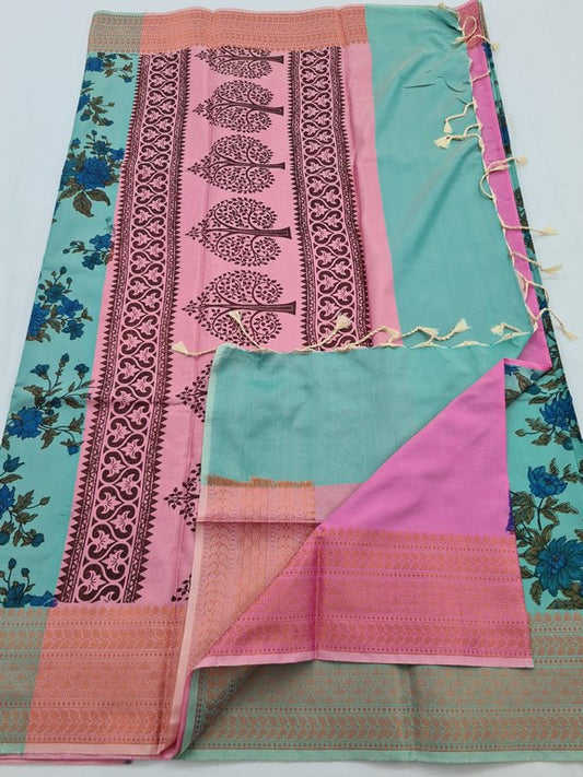 Kanchipuram Blended Soft Silk Silk Saree 099