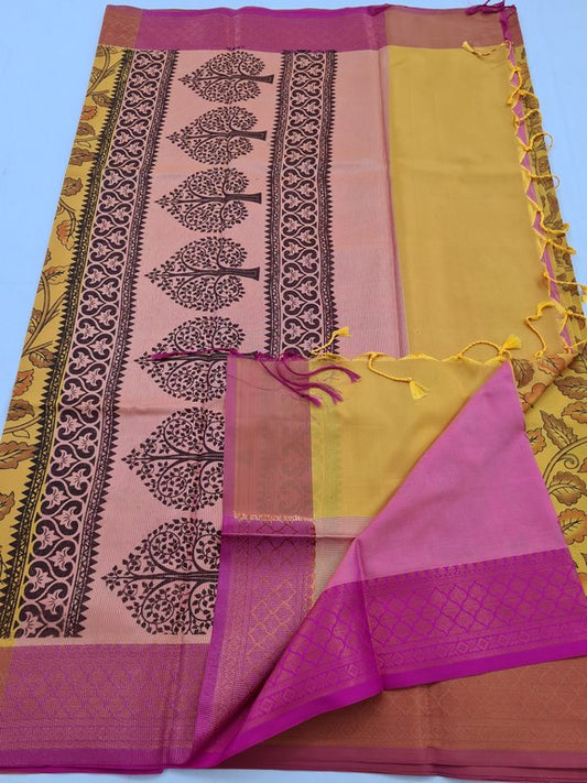 Kanchipuram Blended Soft Silk Silk Saree 102