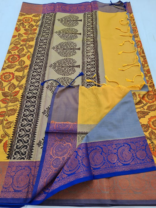 Kanchipuram Blended Soft Silk Silk Saree 103
